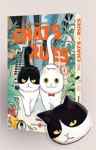 HACHI ET MARURU -CHATS DES RUES T01