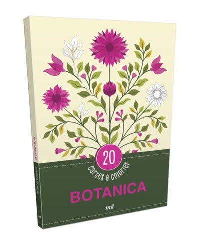 BOTANICA  20 CARTES A COLORIER