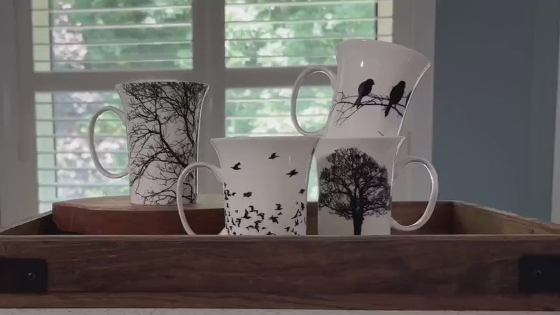 ENSEMBLE DE 4 TASSES SILHOUETTE ETERNELLE
