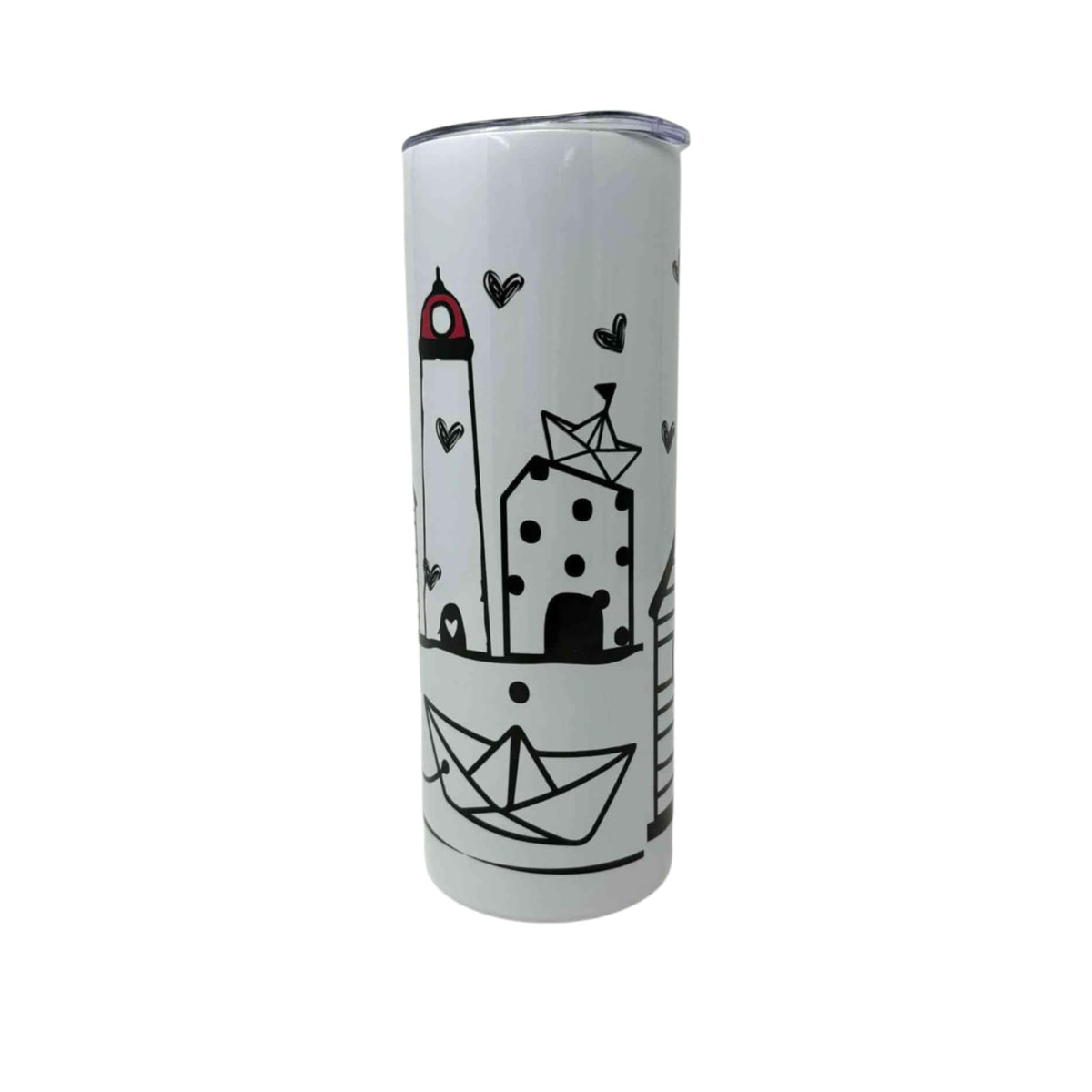 TASSE ISOTHERME GOÉLAND/COEUR  TUMB2