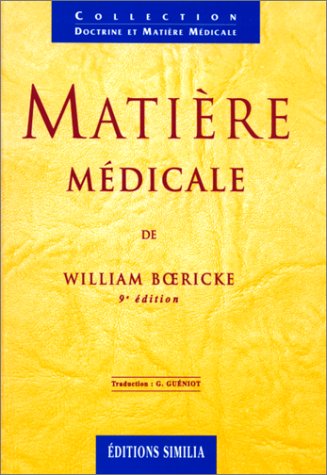 MATIERE MEDICALE