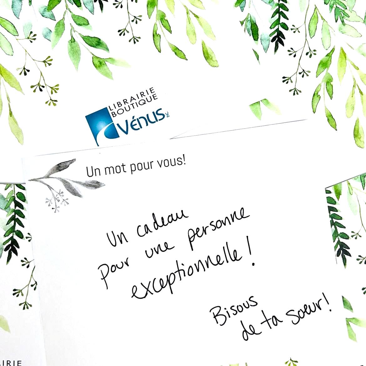 AJOUTEZ UN MOT PERSONNALISÉ