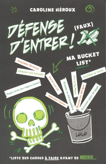 DEFENSE D'ENTRER! T12 MA BUCKET LIST