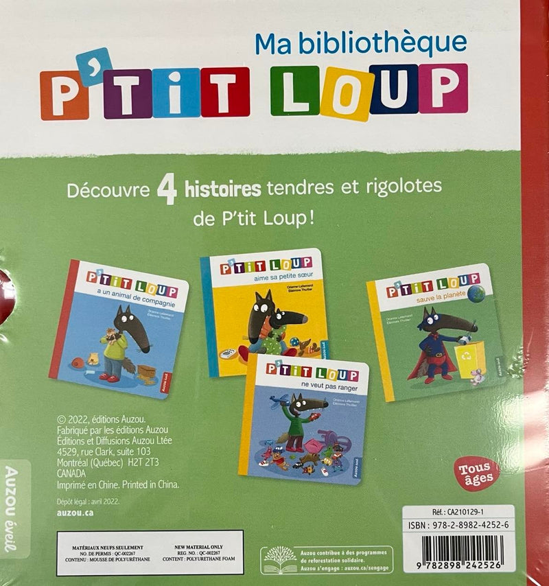 MA BIBLIOTHEQUE P'TIT LOUP - SUPER PETIT HEROS - CANADA