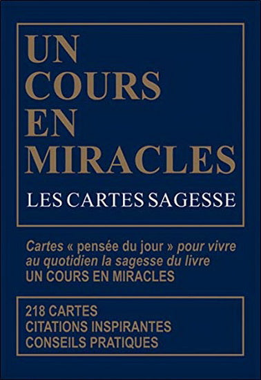 CARTES SAGESSES D'UN COURS EN MIRACLES  N.E.