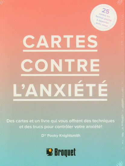 CARTES CONTRE L'ANXIETE