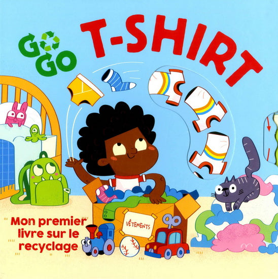 GO GO T-SHIRT -PREMIER LIVRE..RECYCLAGE