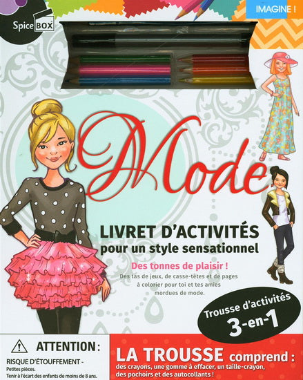 MODE  LIVRET D'ACTIVITES POUR UN STYLE SENSATIONNEL