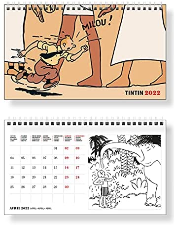 CALENDRIER TINTIN BUREAU