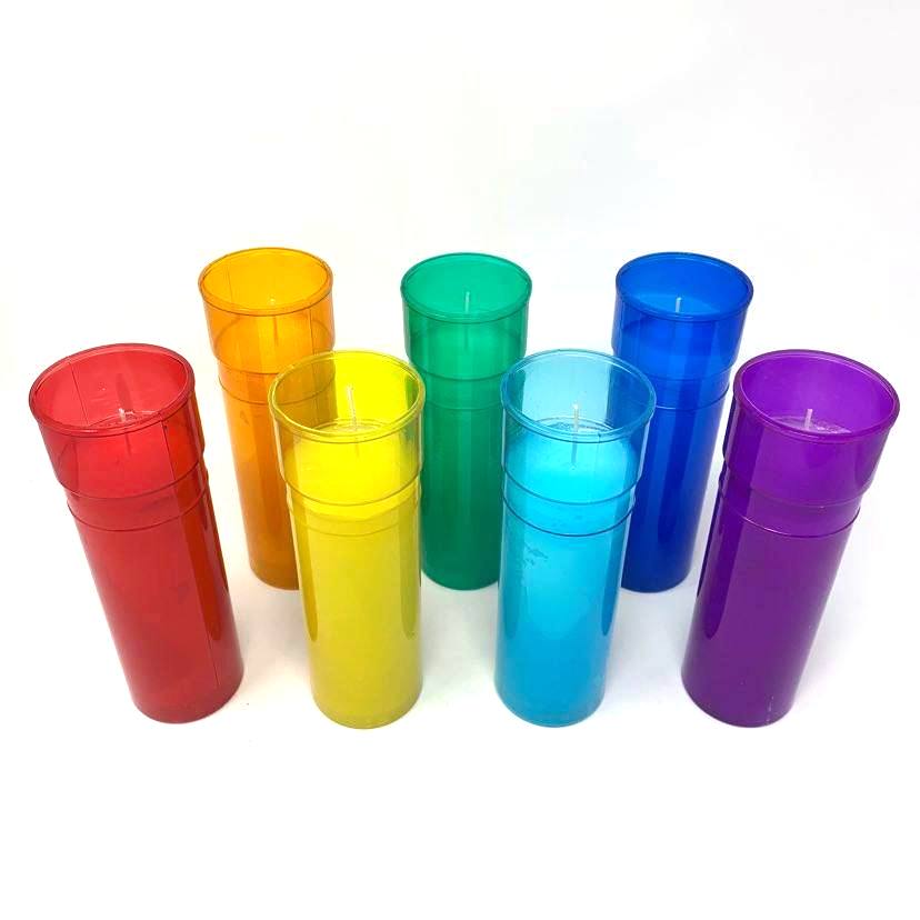 LAMPIONS COLORÉS SANS PARFUM - LA MÈCHE VERTE
