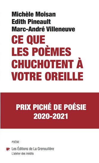 CE QUE POEMES CHUCHOTENT A VOTRE OREILLE