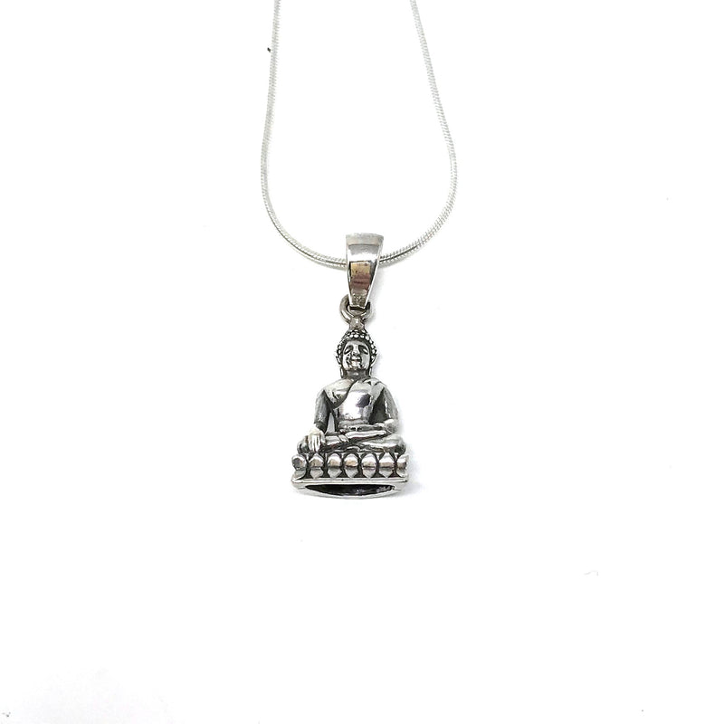 PENDENTIF BOUDDHA ARGENT