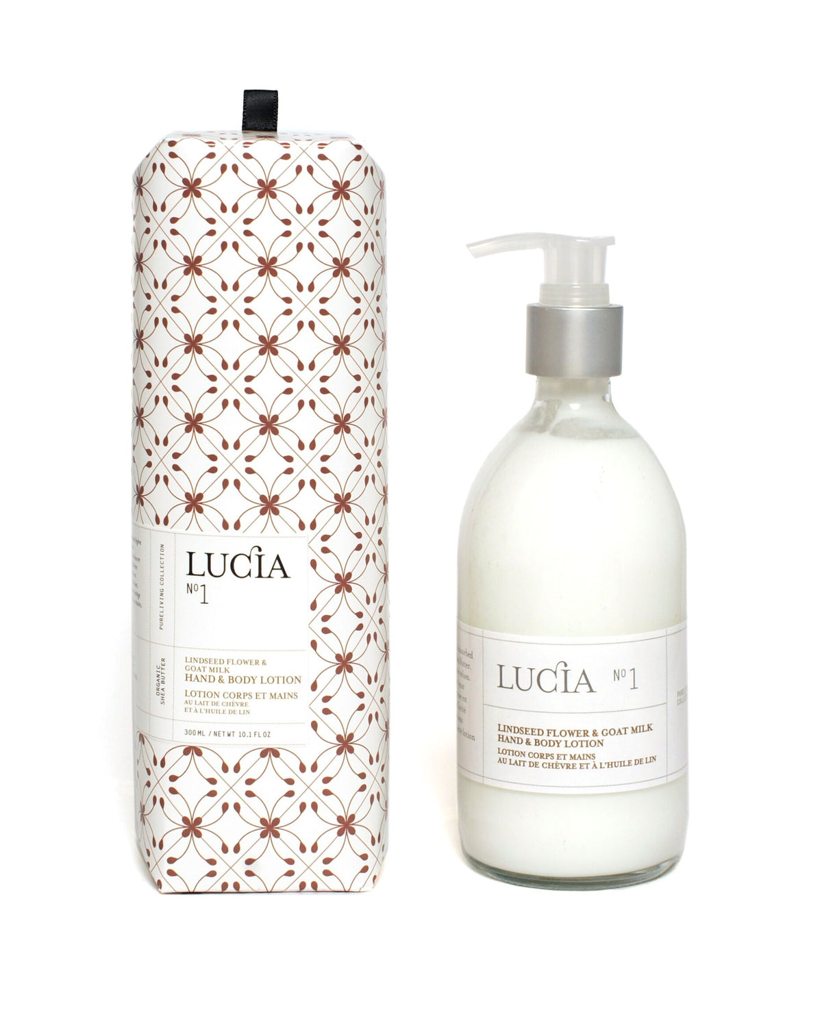 LOTION CORPS MAINS  LAIT DE CHÈVRE HUILE DE LIN