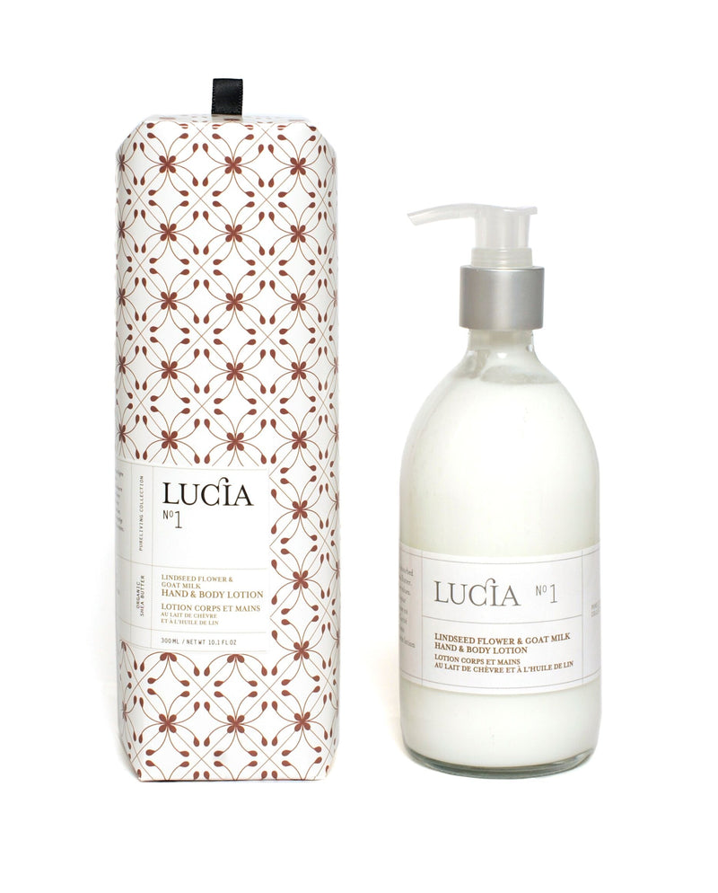 LOTION CORPS MAINS  LAIT DE CHÈVRE HUILE DE LIN