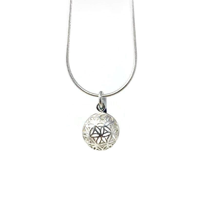 PENDENTIF FLEUR DE VIE PETITE EN ARGENT