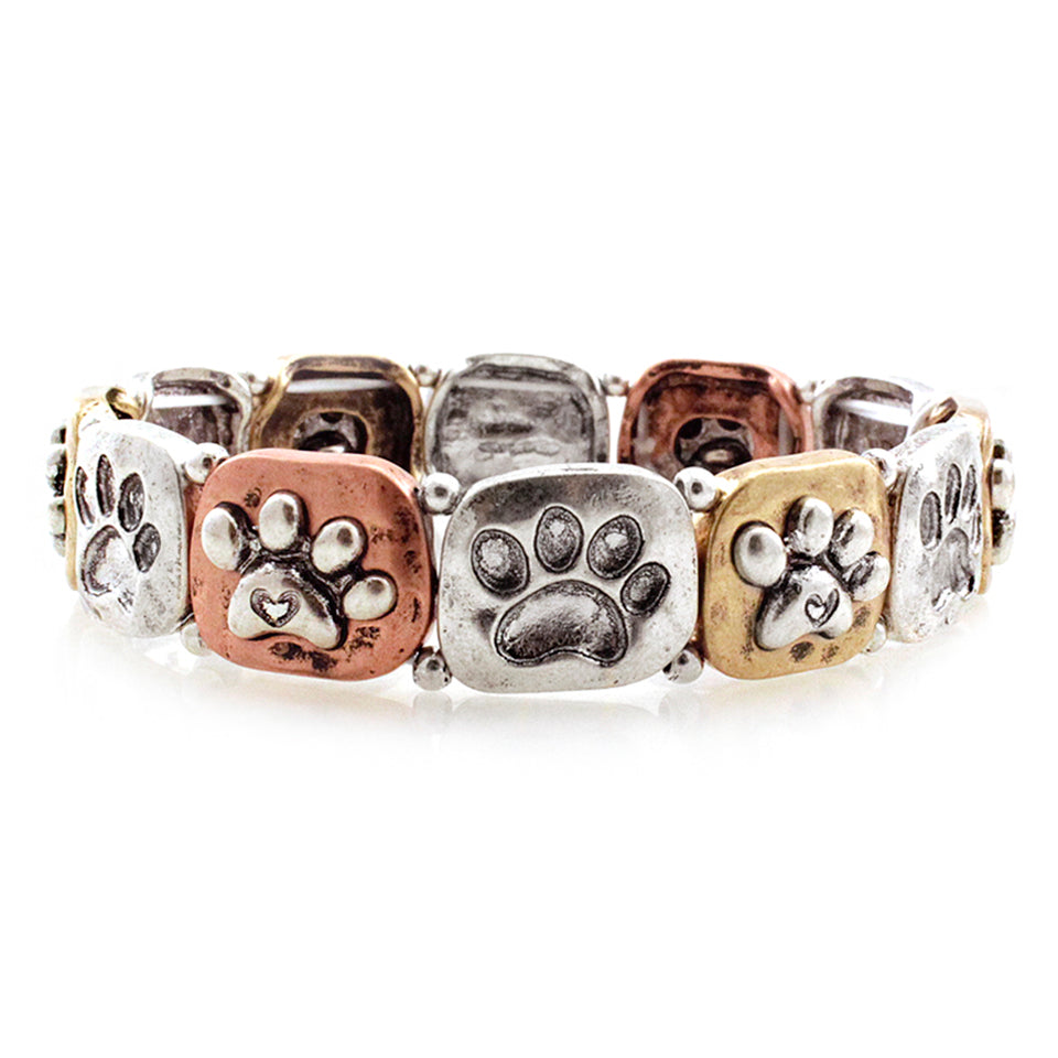 BRACELET PATTES DE CHIENS BIJOUX DÉSERT