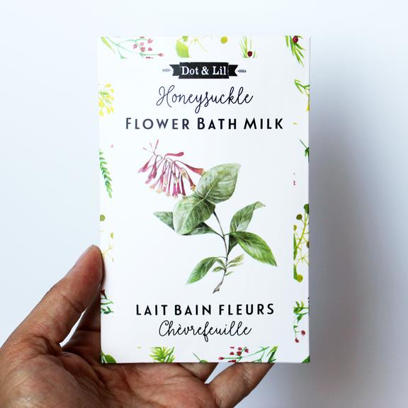 SACHET LAIT DE BAIN CHÈVREFEUILLE - DOT & LIL