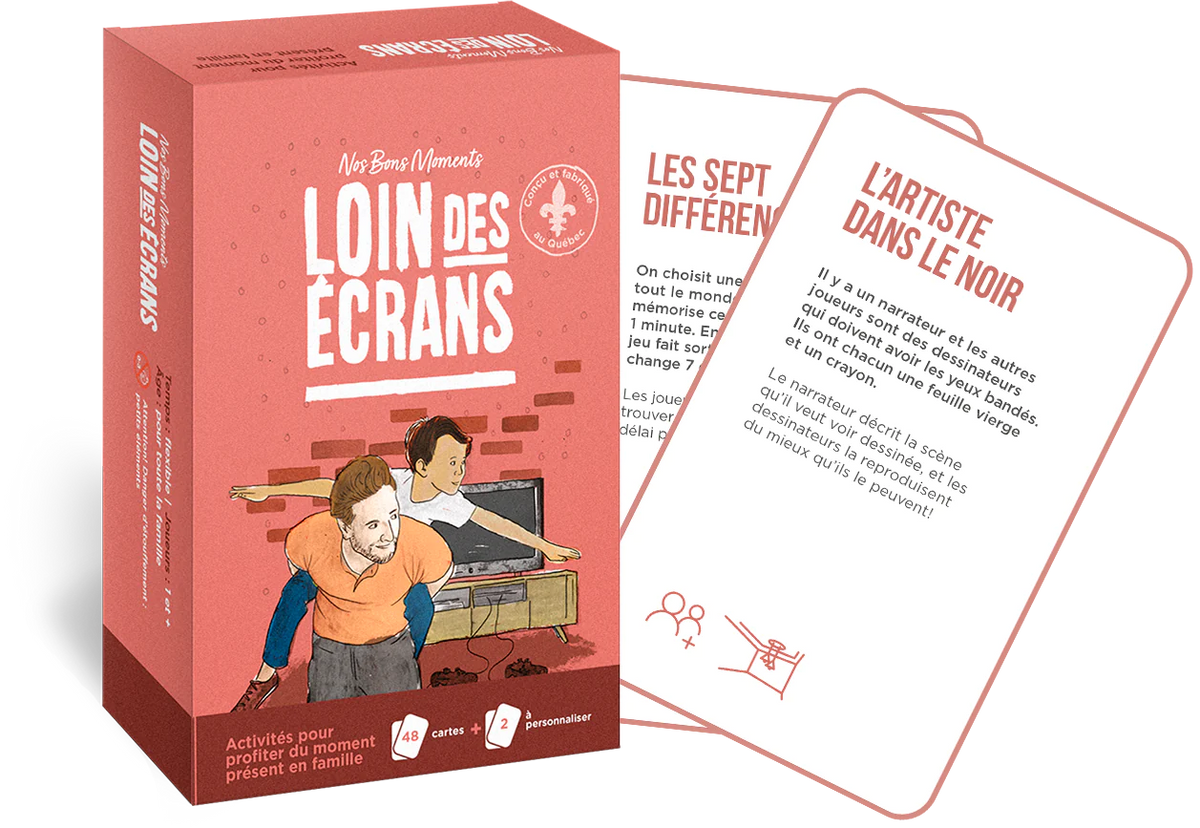 Jeux de cartes pour la famille Nos bons moments Loin des écrans