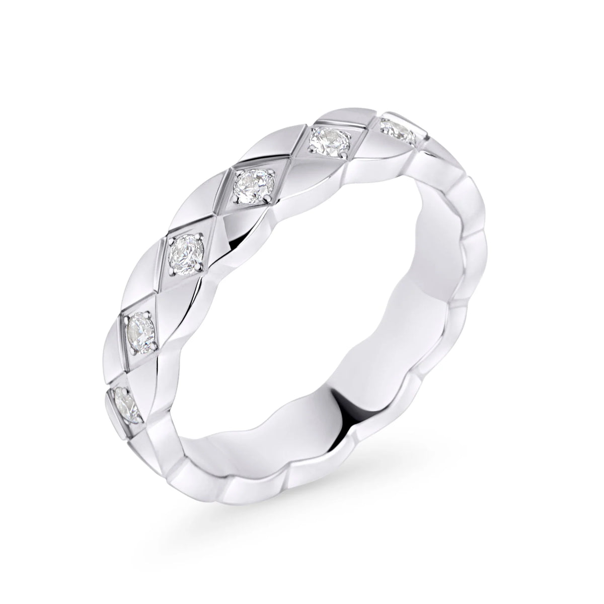 Bague zircon en argent acier inoxydable MIA bijoux