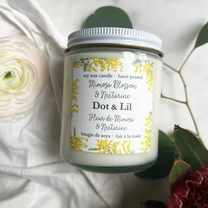 Bougie Dot et Lil (Dot & Lil) Fleur de mimosa et nectarine