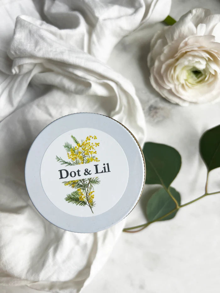 Bougie Dot et Lil (Dot & Lil) Fleur de mimosa et nectarine