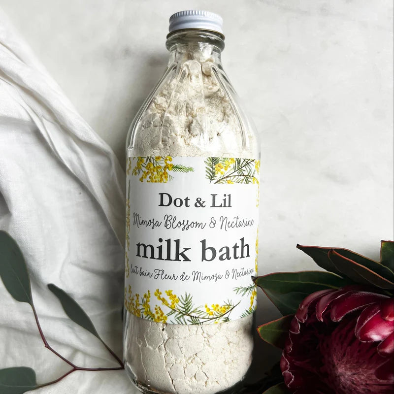 LAIT DE BAIN MIMOSAS ET NECTARINE DOT&LIL