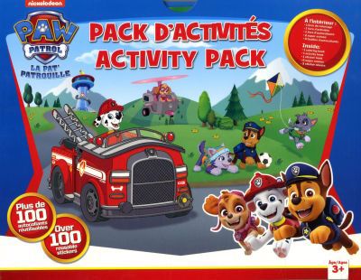 PACK D'ACTIVITES PAT PATROUILLE 3 ANS+