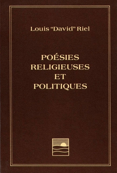 POESIES RELIGIEUSES ET POLITIQUES