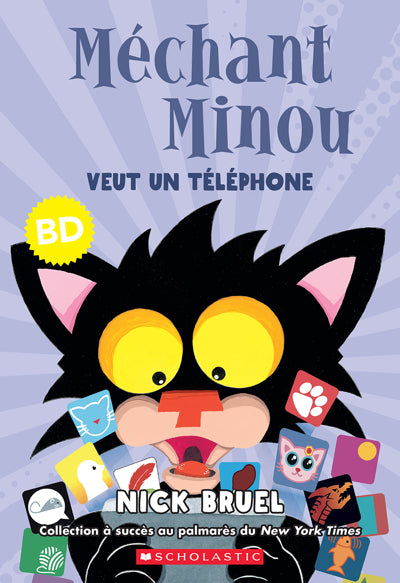 MECHANT MINOU VEUT UN TELEPHONE BD