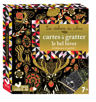 CARTES A GRATTER LE BEL HIVER