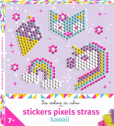 KAWAI -STICKERS PIXELS STRASS