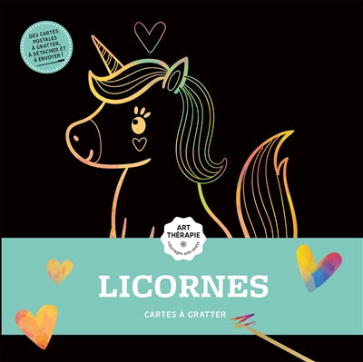 LICORNES -CARTES A GRATTER