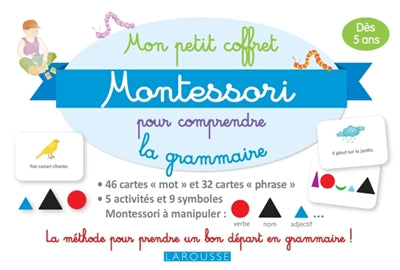 PETIT COFFRET MONTESSORI POUR COMPRENDRE LA GRAMMAIRE