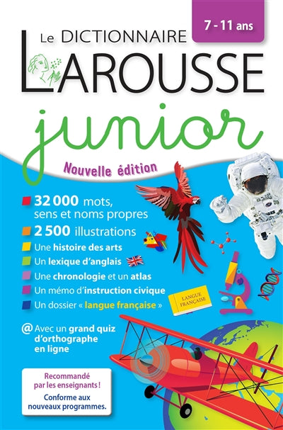 Dictionnaire Larousse junior 7-11 ans