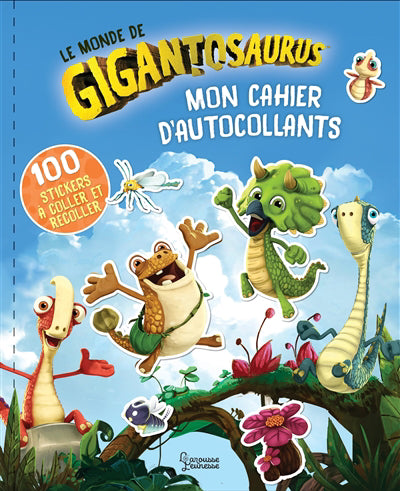 CAHIER D'AUTOCOLLANTS-GIGANTOSAURUS