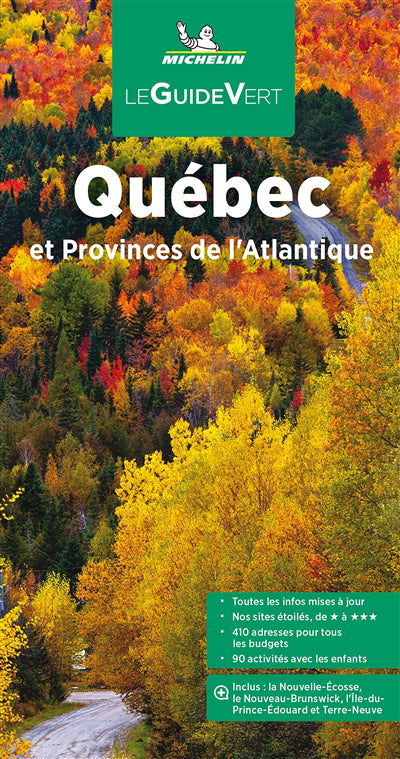 QUEBEC ET PROVINCES DE L'ATLANTIQUE  GUIDE VERT N.E.