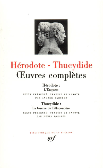 OEUVRES COMPLÈTES THUCYDIDE HÉRODOTE