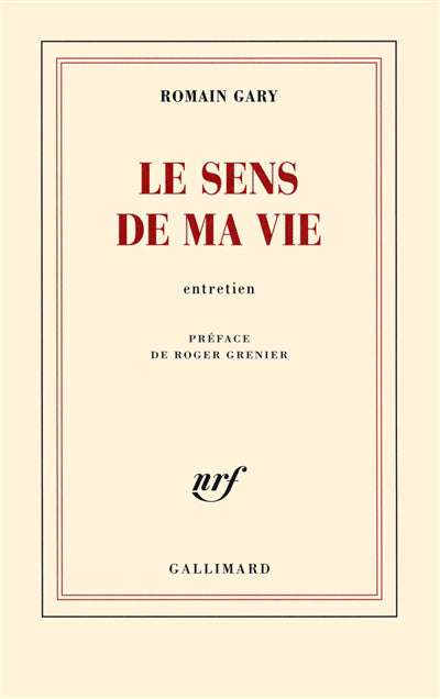 SENS DE MA VIE (ENTRETIENS)