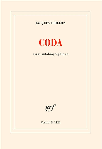 CODA : ESSAI AUTOBIOGRAPHIQUE