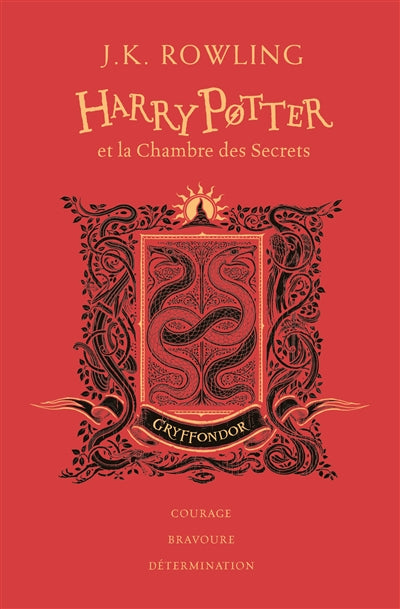 HARRY POTTER ET LA CHAMBRE DES SECRETS EDITION 20 ANS GRYFFONDOR