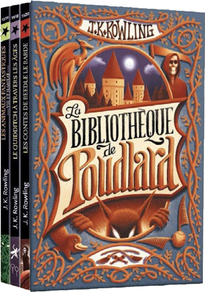 BIBLIOTHEQUE DE POUDLARD  (COFFET 3 VOLUMES)