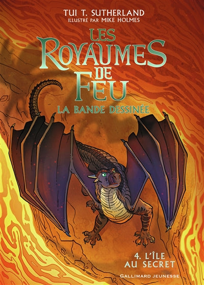 ROYAUMES DE FEU EN BANDE DESSINEE -T04 L'ILE AU   SECRET