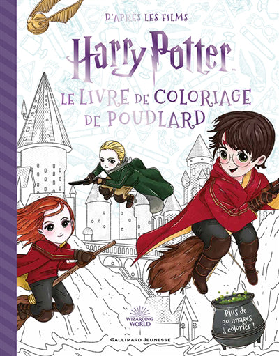 HARRY POTTER - LE LIVRE DE COLORIAGE DE POUDLARD