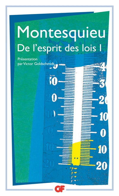 DE L'ESPRIT DES LOIS T01