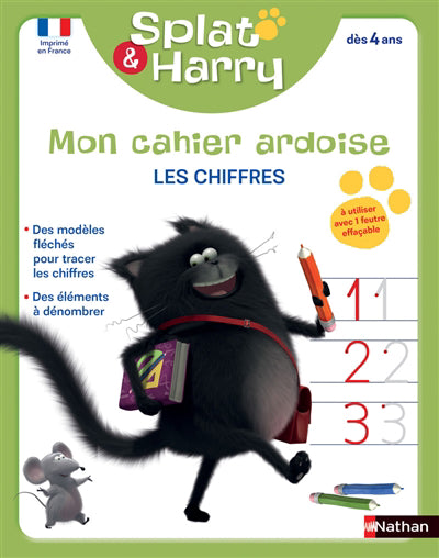 SPLAT ET HARRY - CAHIERS EFFACABLES CHIFFRES