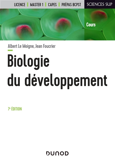 BIOLOGIE DU DÉVELOPPEMENT