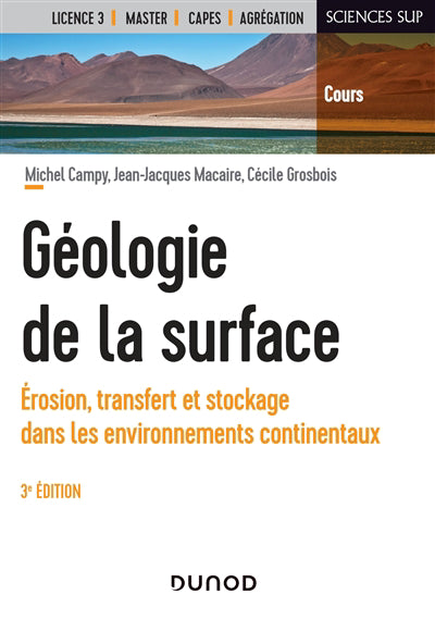 GÉOLOGIE DE LA SURFACE