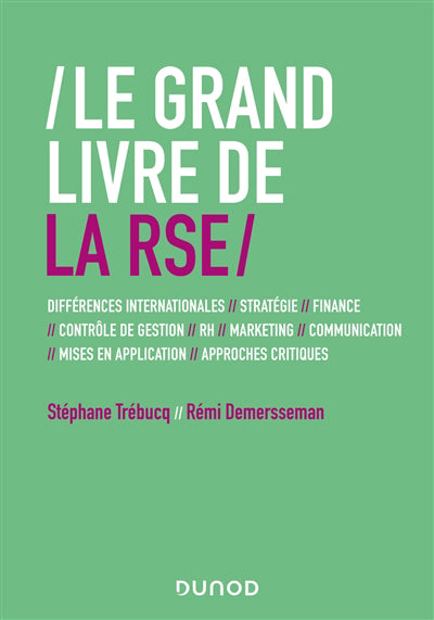 Grand livre de la RSE