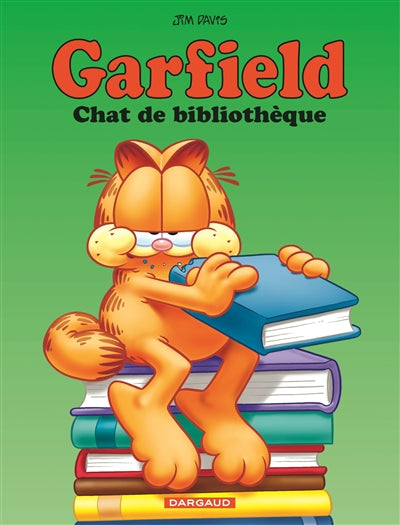 GARFIELD 72  CHAT DE BIBLIOTHEQUE