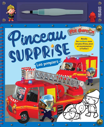 PINCEAU SURPRISE P'TIT GARCON LES POMPIERS